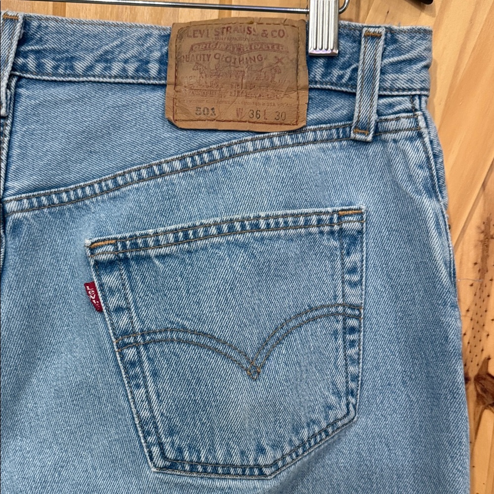 Levi's 501 Light Blue Straight Men's Jeans